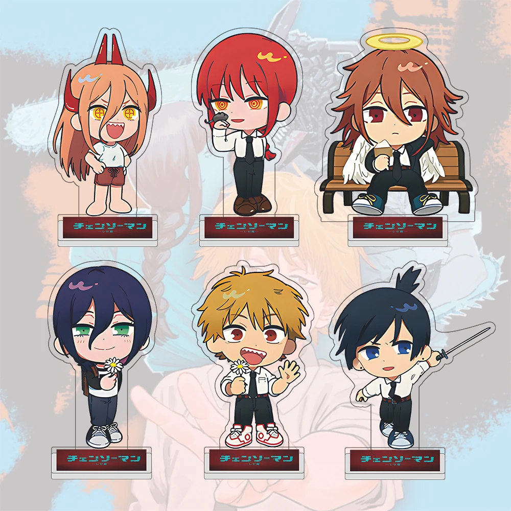 Chainsaw Man Chibi Acrylic Dis - Desk Accessories 评论和价格
